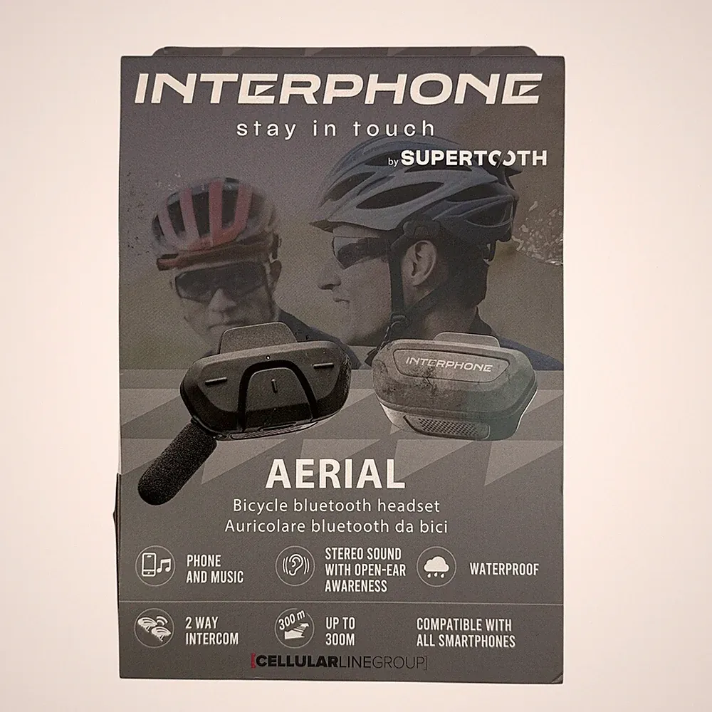 INTERPHONE AERIAL Fahrradhelm Headset für eine Person Fahrrad Headset