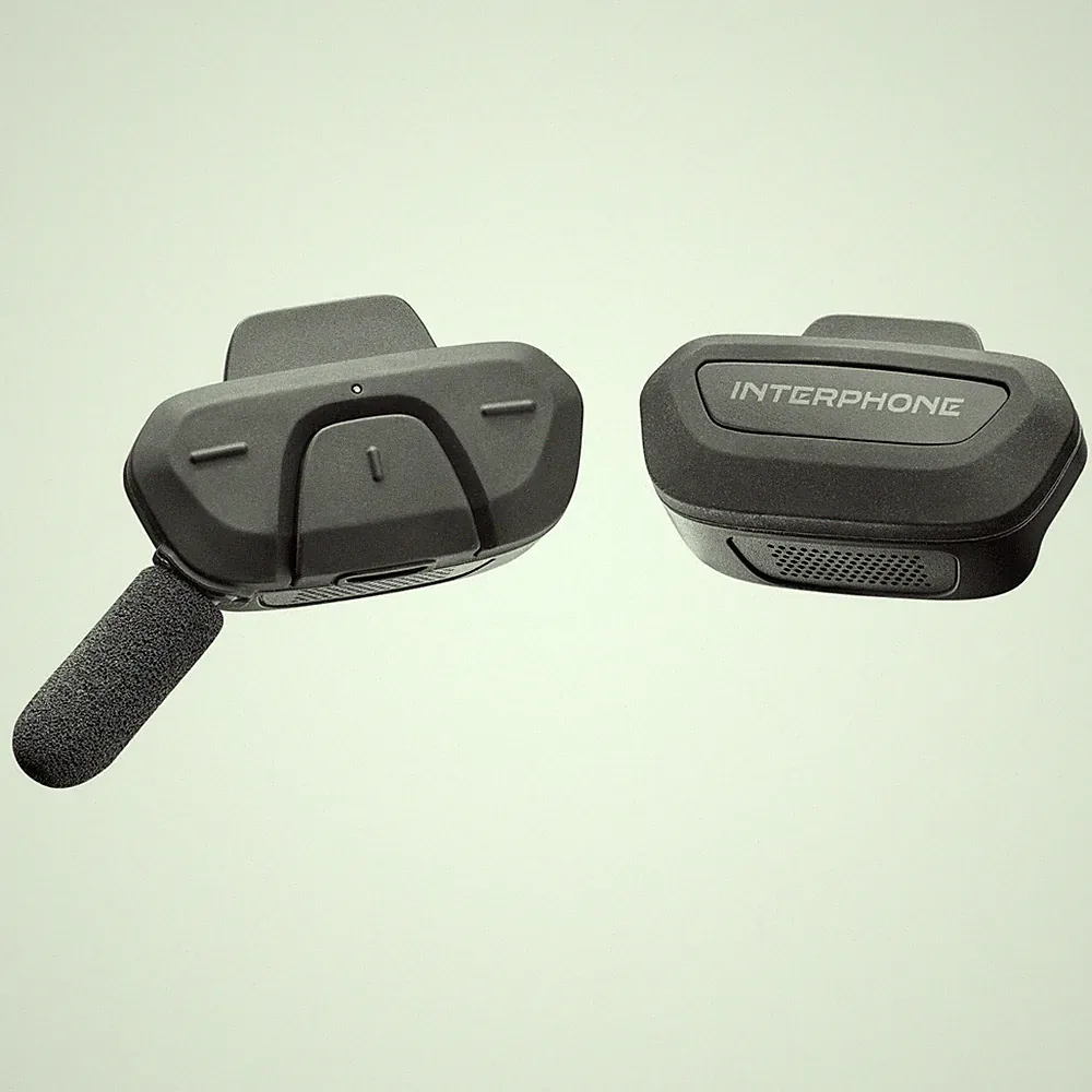 Interphone AERIAL Helm Headset Kommunikation System Fahrrad Tel Musik Bluetooth