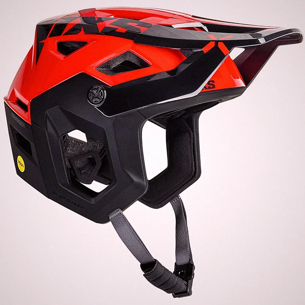 iXS Fahrradhelm Trigger X MIPS Racing Red S Fidlock Magnetverschluss MTB Enduro