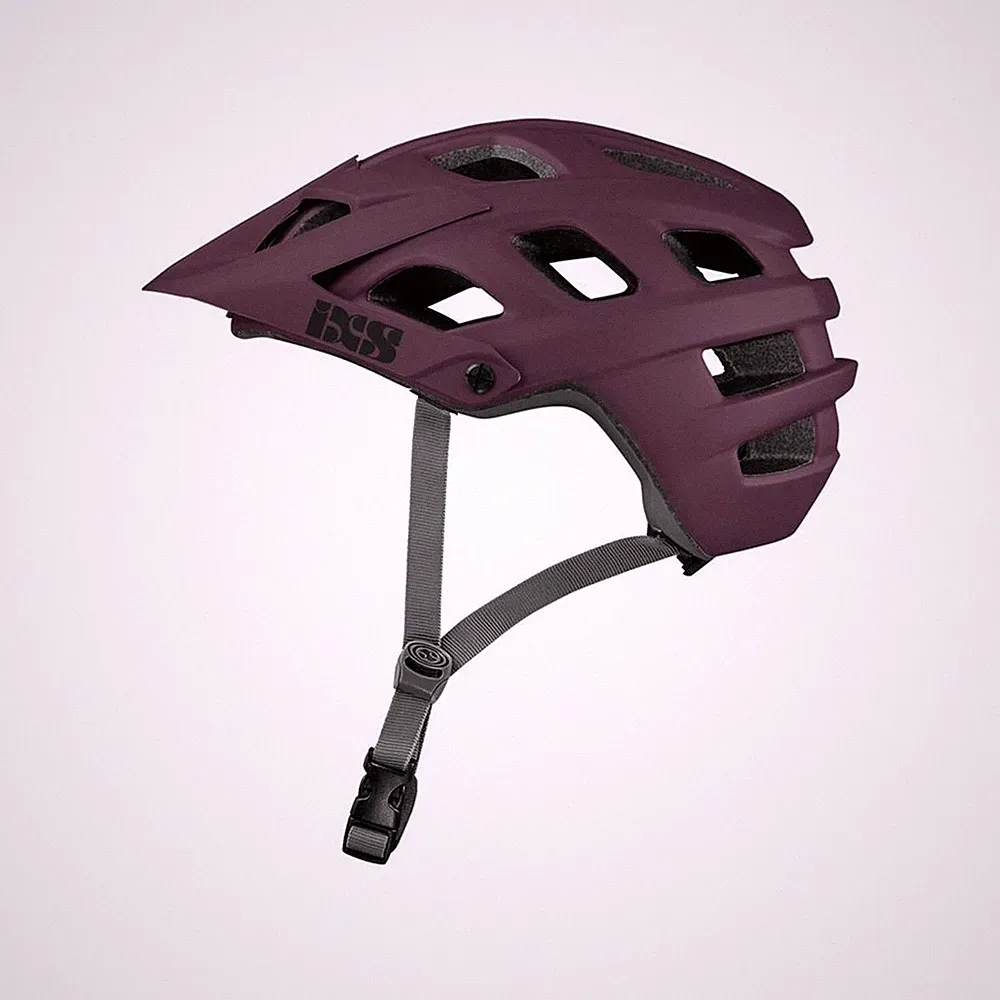 iXS Trail Evo Helmet raisin Radhelm Fahrradhelm Bikehelm MTB-Helm Unisex