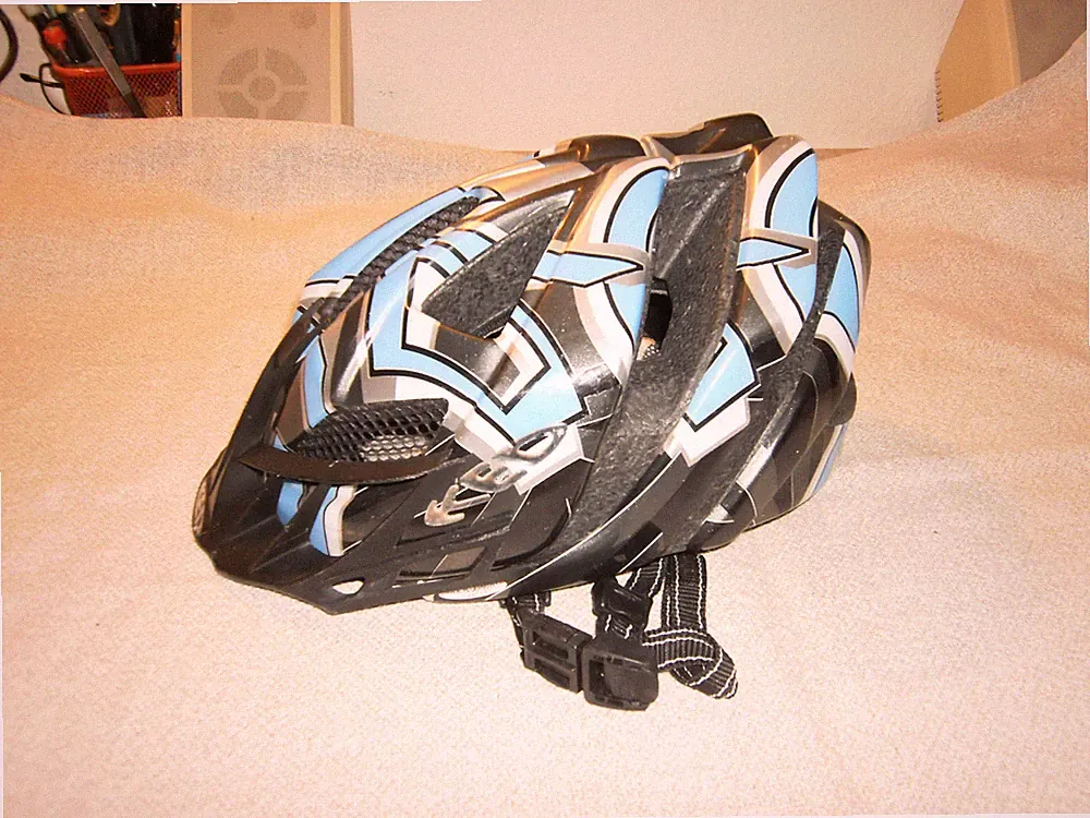 KED, Fahrradhelm, Helm, Herren, unisex EU Gr. M/L (56 - 60 cm), blau, GUT! /102