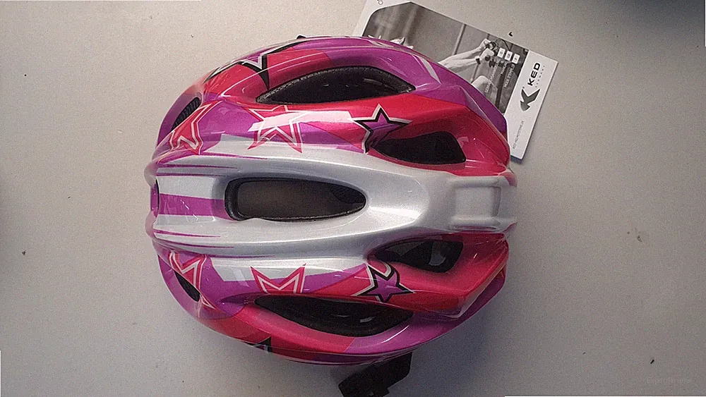 KED Fahrradhelm Meggy II Violet Stars, Gr. S/M, 49-55 cm, I03226