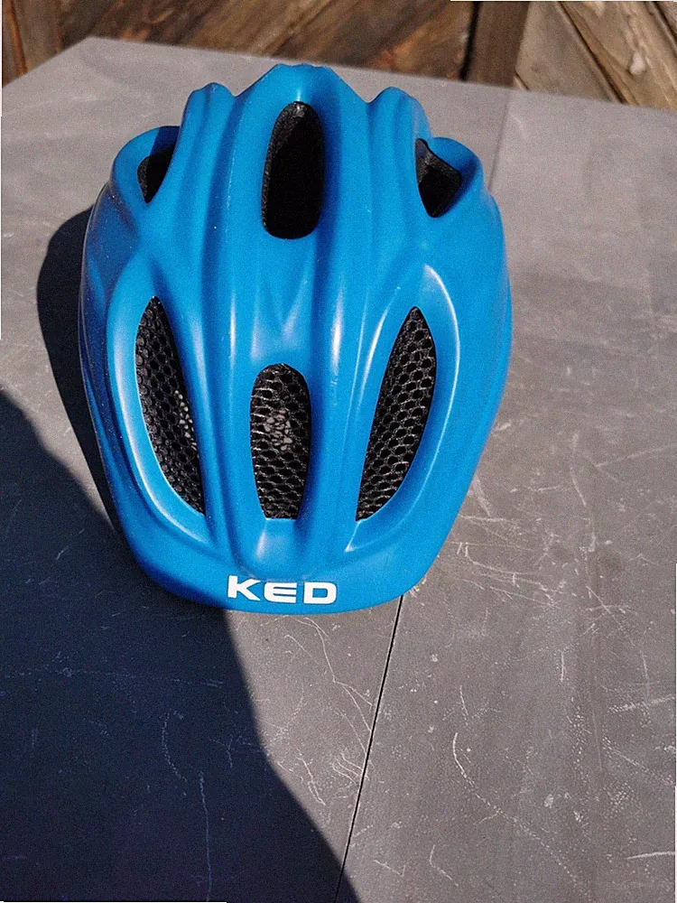 KED Helm Meggy II Gr. S Blau Fahrradhelm Kinder Helm