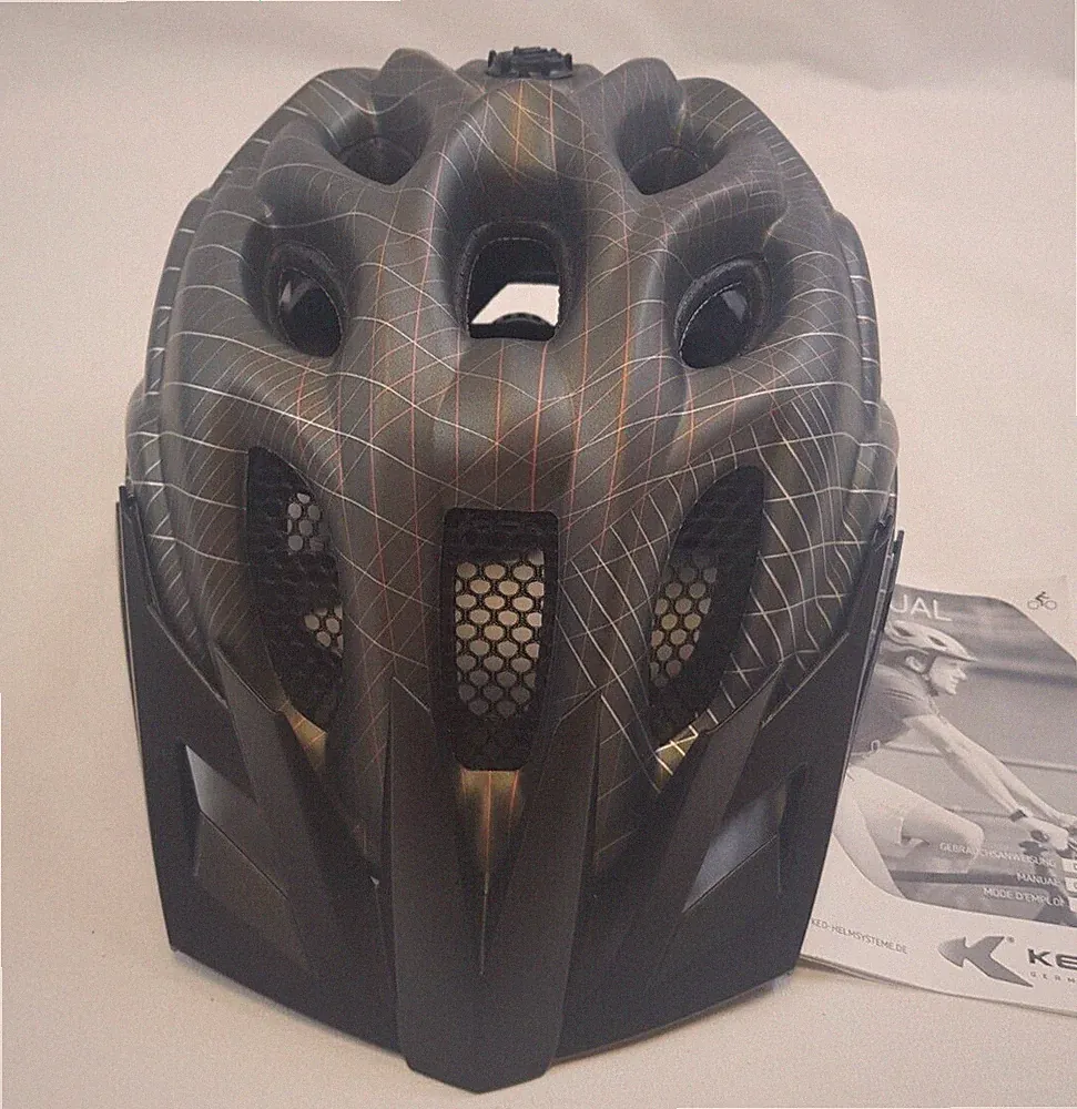 KED Kinder-Fahrradhelm STATUS JR., black metallic matt Germany