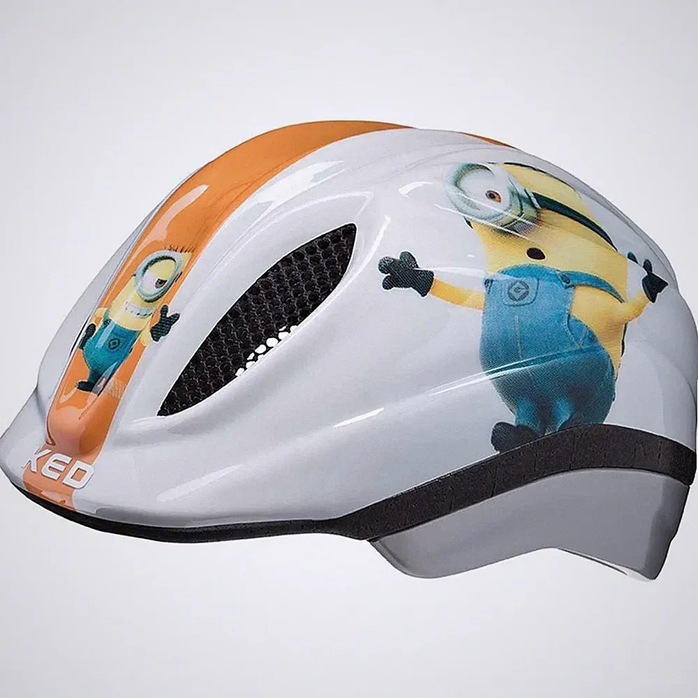KED MEGGY II Originals Gr. S 46-51 cm "Minions" Unisex kinder Fahrradhelm