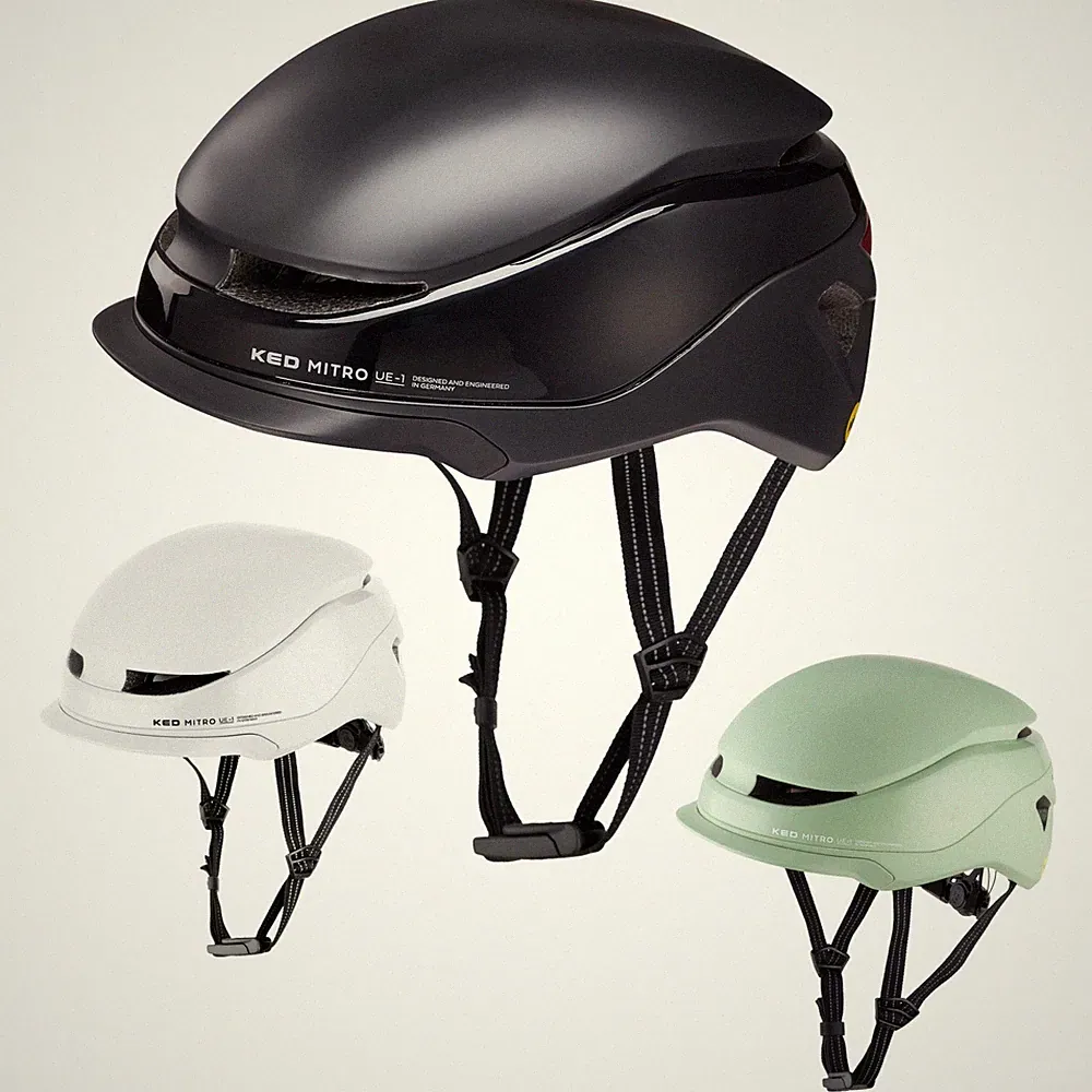 KED Mitro UE-1 Fahrradhelm Pedelechelm Tourenhelm NTA 8776 E-Bike-Helm Rücklicht