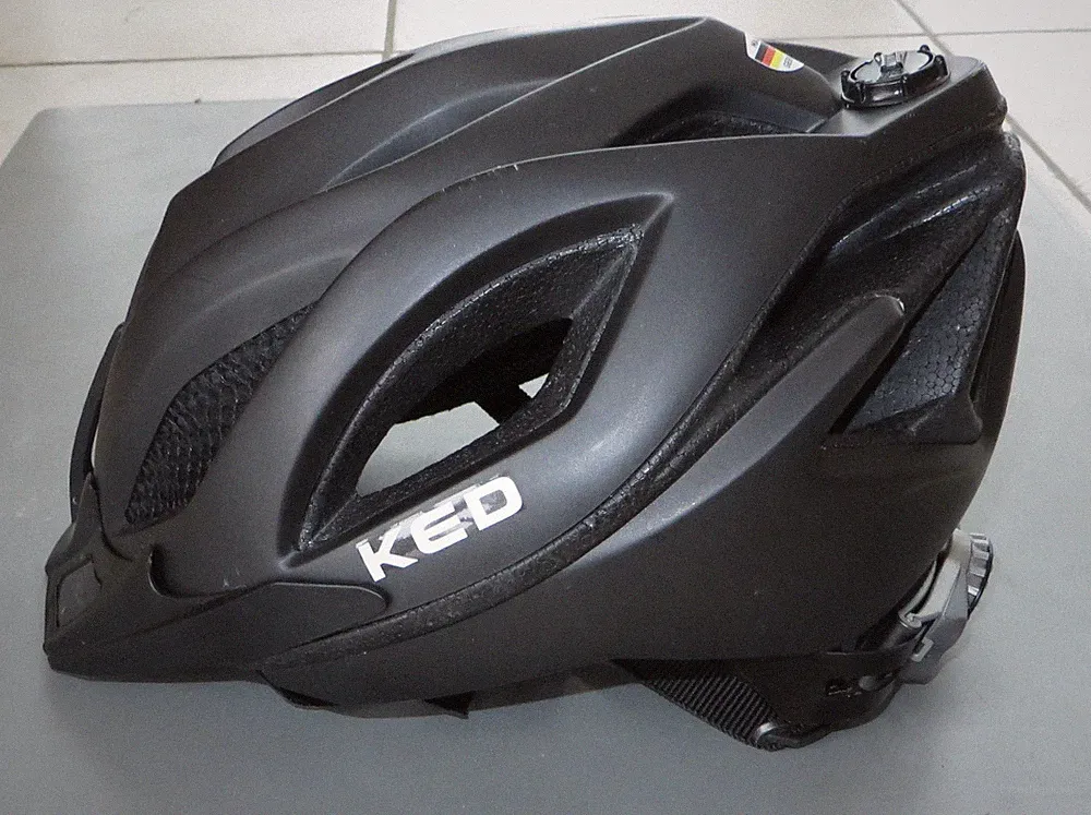 KED SPIRI II Fahrradhelm, Größe L, 55-61cm, nur wenig benutzt schwarz matt