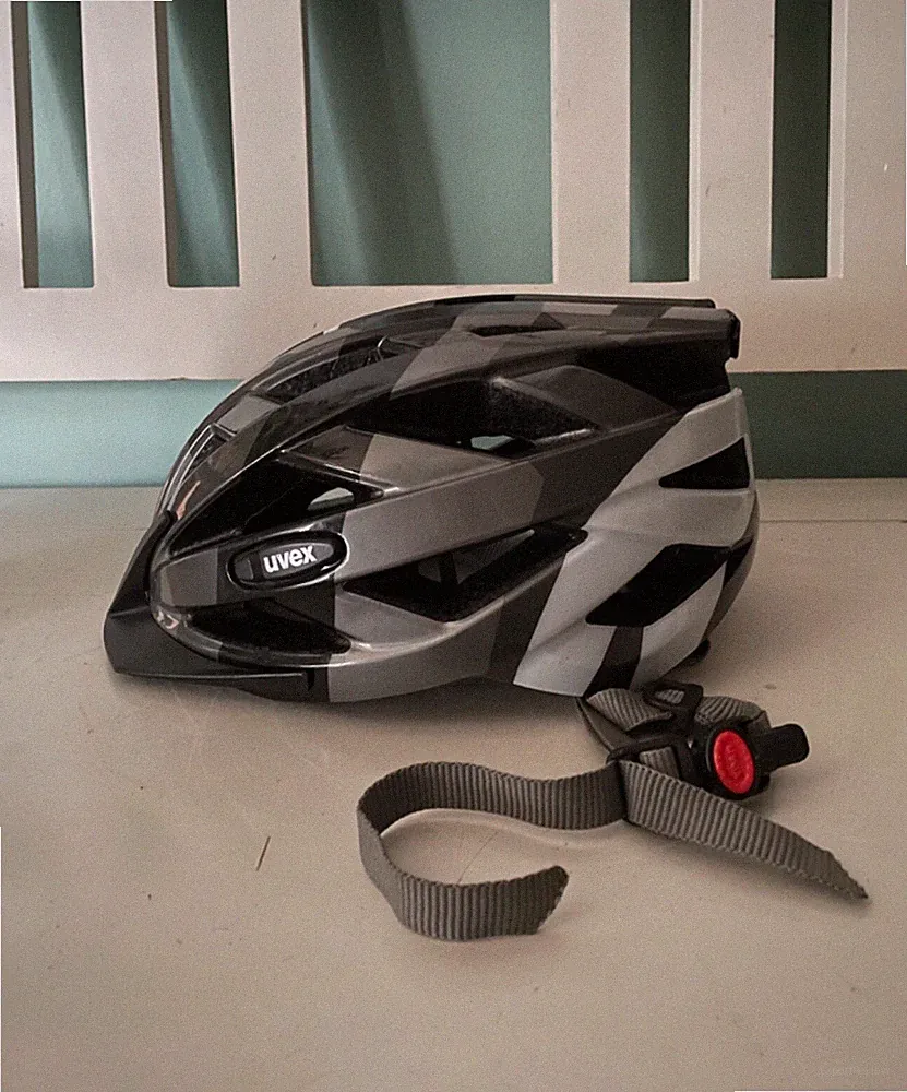 Kinder Fahrrad Skater Helm UVEX 52-57 Leicht Outdoor Helm Grau