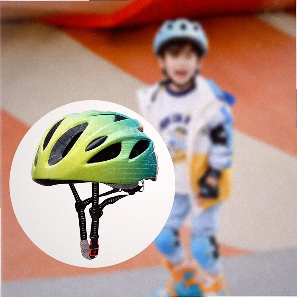Kinder Fahrradhelm mit Integriertem PP Schaum Komfortabler PC Schale