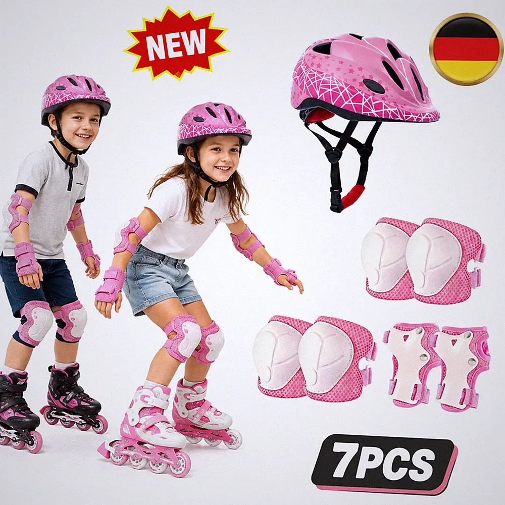 Kinderhelm Rosa 3-8 Jahre Fahrradhelm ultraleicht 200g 8 Belüftungsöffnungen