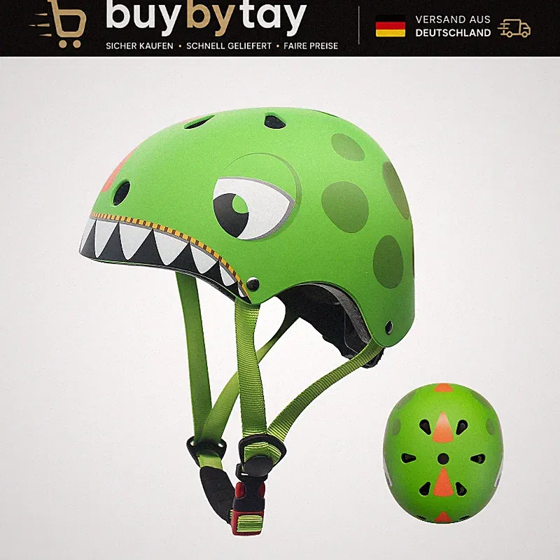 Kinderhelm Verstellbar 50-54 cm Fahrradhelm Skateboard Klettern Scooter Jungen