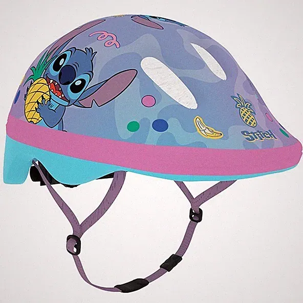 Klein-Kind Fahrradhelm "Stitch", XS: 44-48cm, ca. 1 - 2.5 Jahre, Stitch Junior