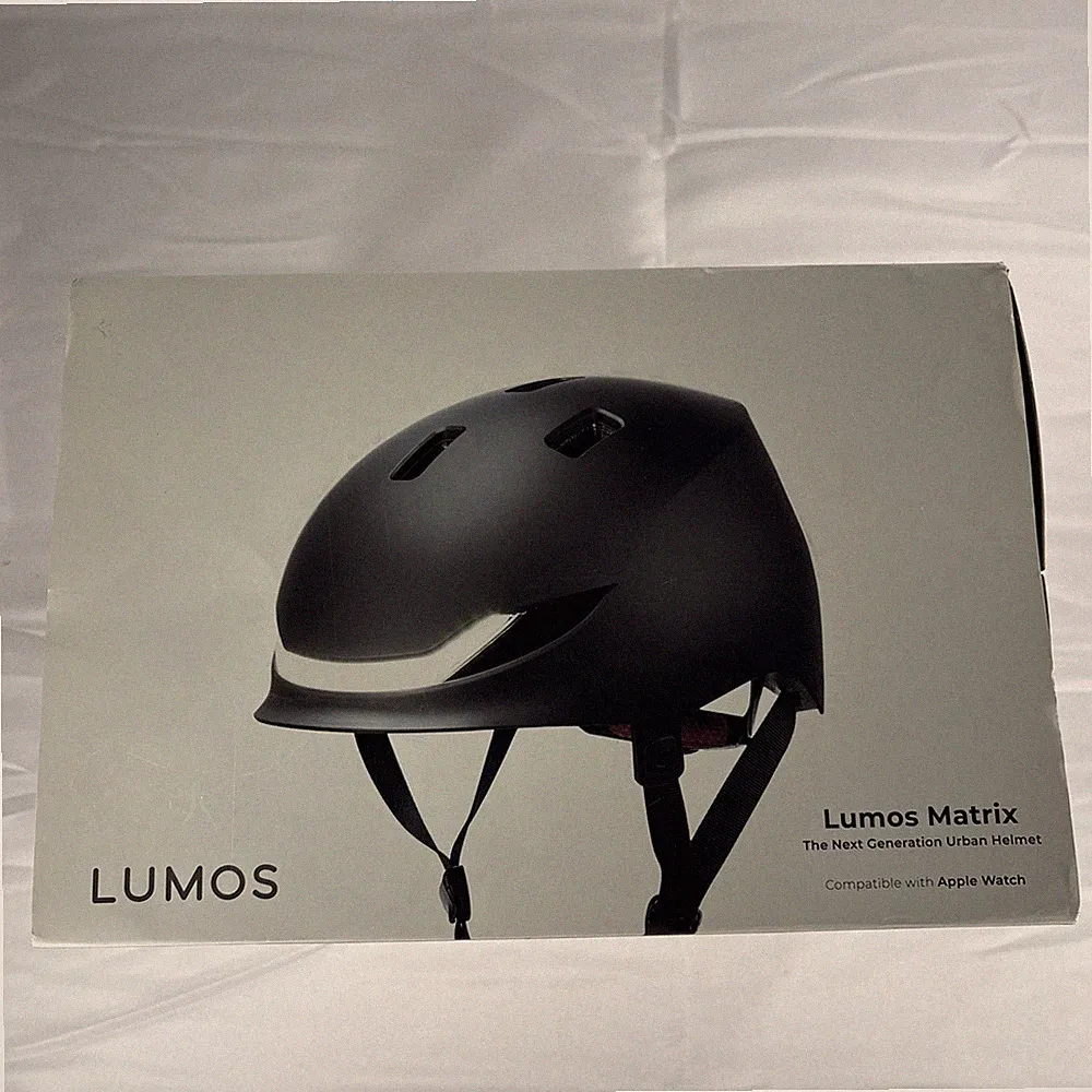 Lumos Matrix MIPS Helm mit LED-Leuchten, Blinker - 56-61cm anthrazit schwarz