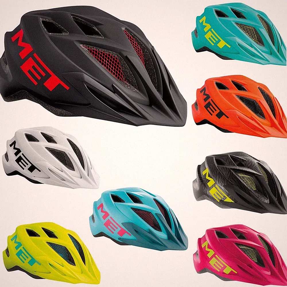 MET Crackerjack Fahrrad Helm Jugend LED Rücklicht 52-57 cm All Mountain Bike MTB