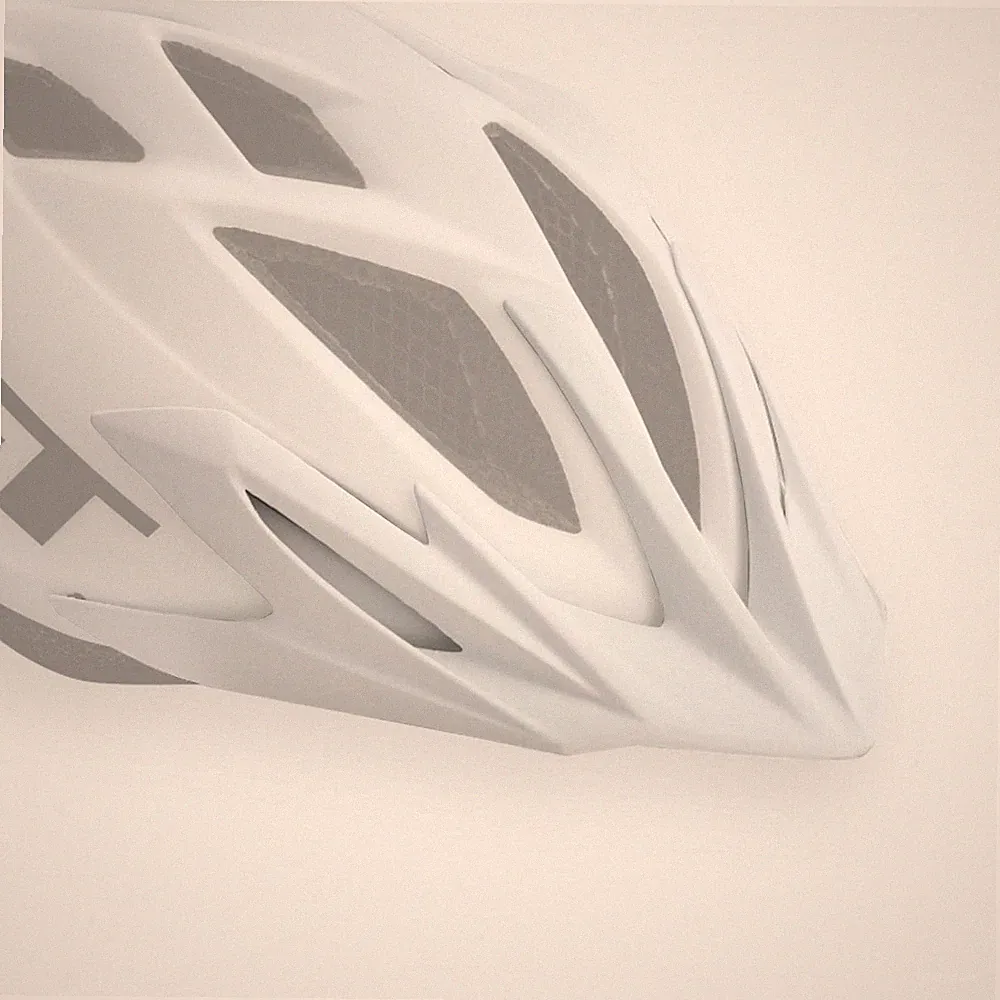 MET Crackerjack Visier White Fahrrad Helm Ersatzteil Zubehör City Urban Schirm