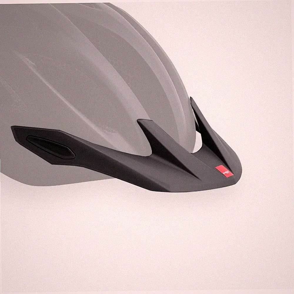MET Crossover Visier UN Black Fahrradhelm Ersatzschirm Trekking City Touring