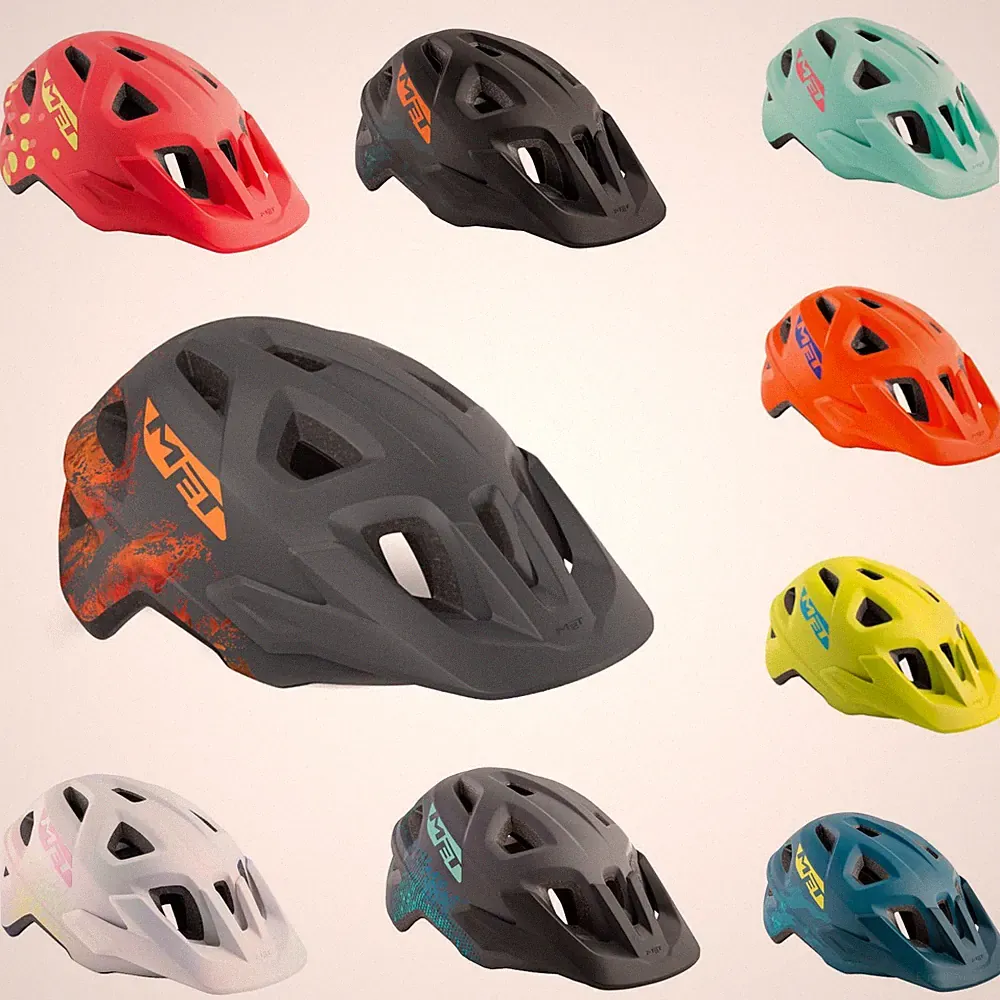 MET Eldar Kinder Jugend Fahrrad Helm 52-57cm MTB Skate Kopf Schutz Mountain Bike