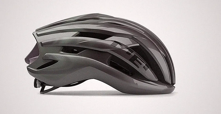 MET Fahrradhelm mit glänzender Oberfläche TRENTA MIPS
