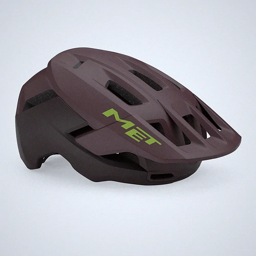 MET Fahrradhelm Terrae MIPS CE Mauve MTB Trail Helm