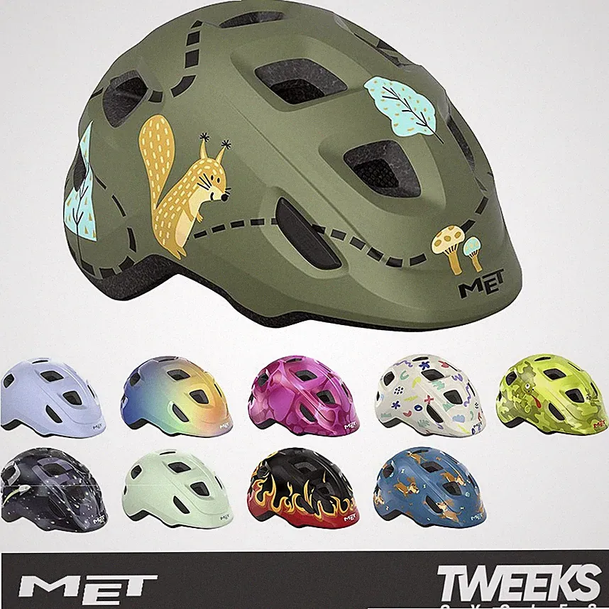 MET Hooray Kinderhelm - leichter, reflektierender Aufkleber (Fahrrad / Radfahren)