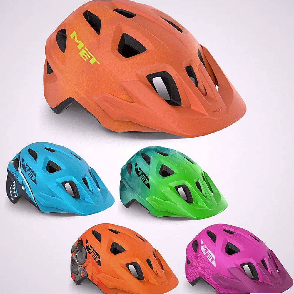 MET Kinder Fahrrad Helm Eldar 52-57cm Verstellbar Jugend Radhelm Mountainbike
