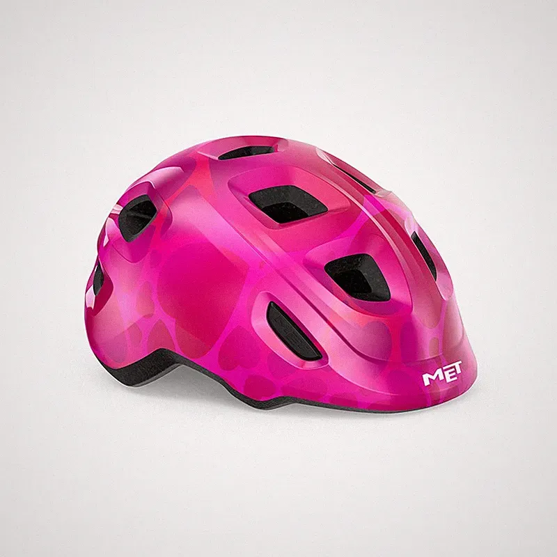 MET Kinder Fahrradhelm Herzen HOORAY