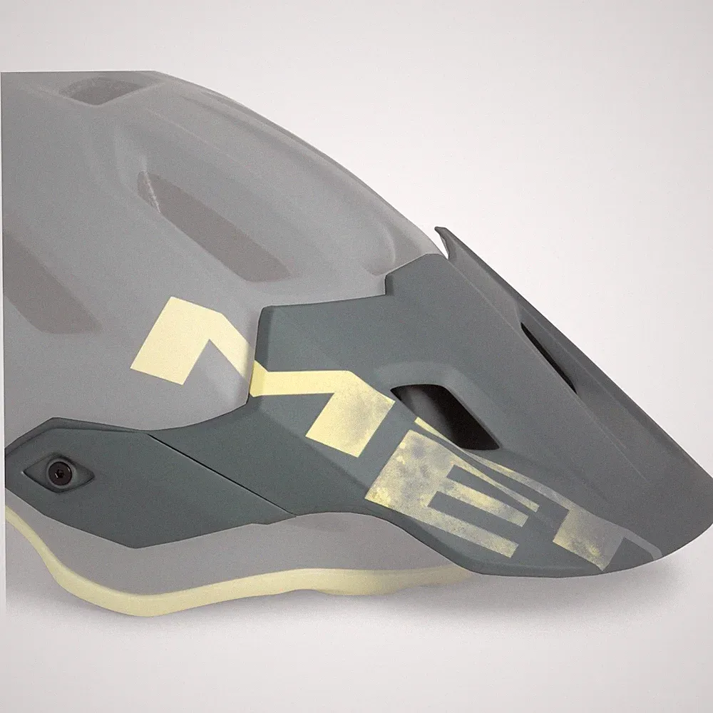 MET Roam / Roam MIPS Visier Grey Yellow Matt Gr. M Fahrradhelm MTB Trail Zubehör