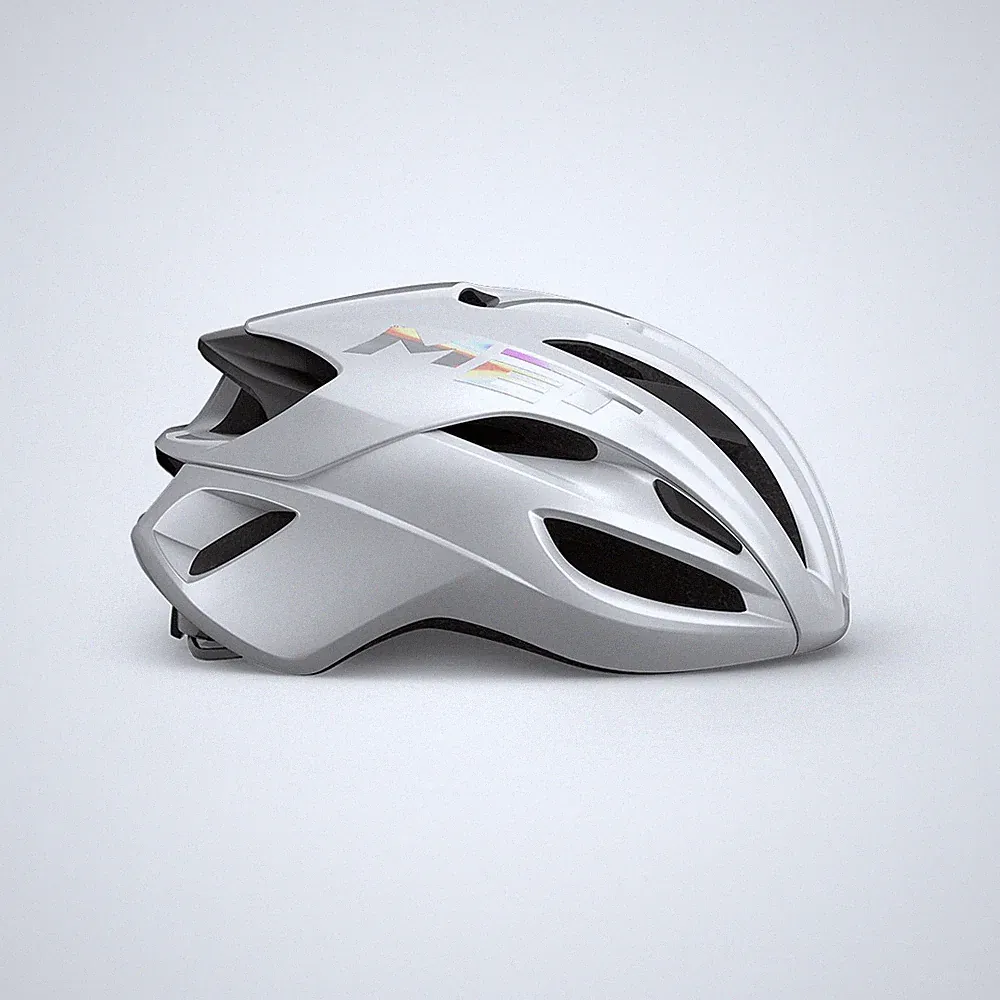 MET Strada Rivale MIPS Fahrradhelm Weiß Glänzend