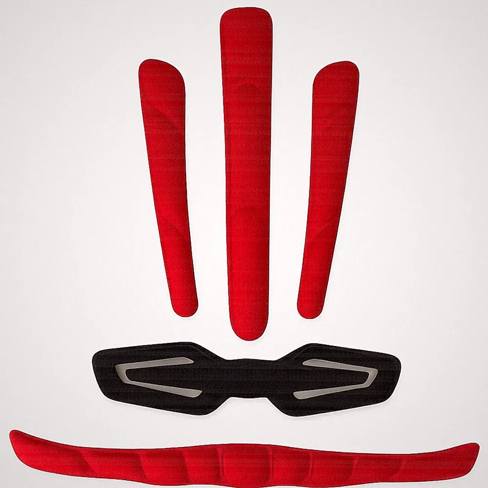 MET TERRA Comfort padding Red Fahrradhelm Ersatzpolster Set Trekking Touring