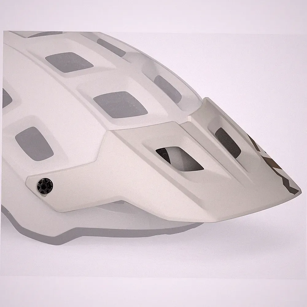 MET Terranova Visier UN Off-White Bronze Matt Fahrradhelm Ersatzschirm MTB Trail
