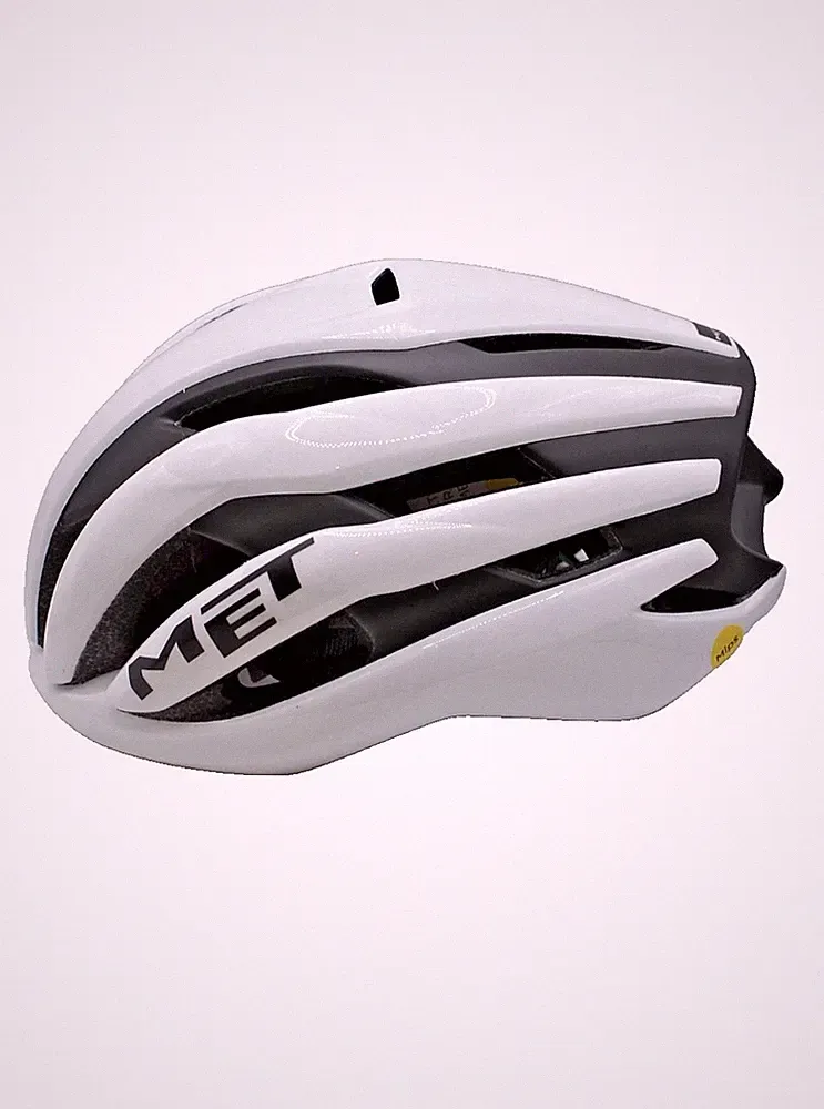 MET TRENTA MIPS Rennrad Fahrradhelm - Weiß - Größe Medium 56-58CM
