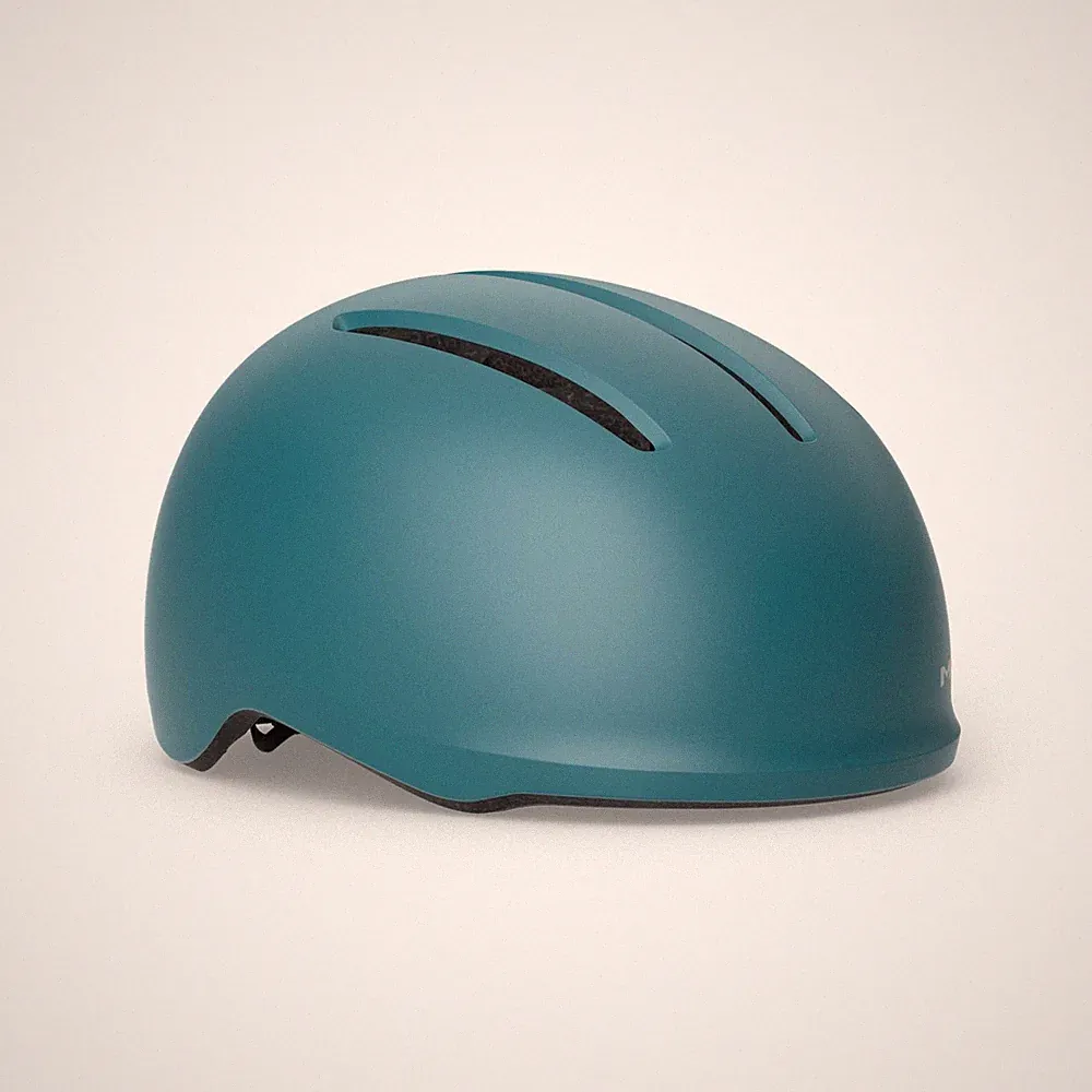 MET Vibe Helm Blau Matt Gr. S 52-56 cm Fahrrad Urban City Komfort Leicht Elegant