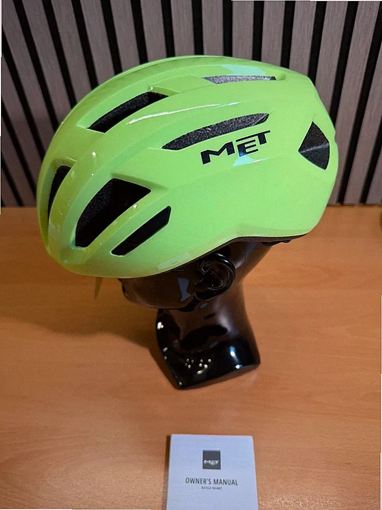 MET Vinci MIPS Fahrradhelm L 58-61 cm Neon Grün Rennrad Road Bike Helm