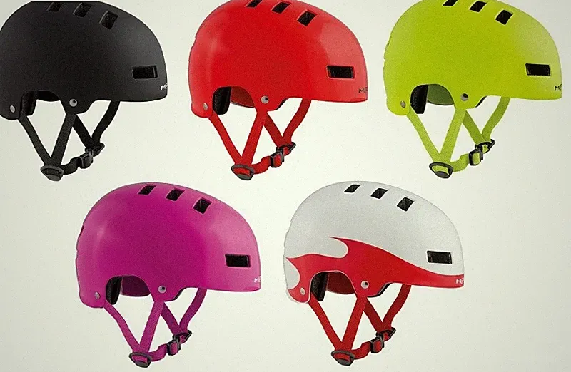 MET Yo-Yo Kinder/Jugend Skate-Fahrradhelm verstellbar schwarz/rot/gelb/pink/weiß