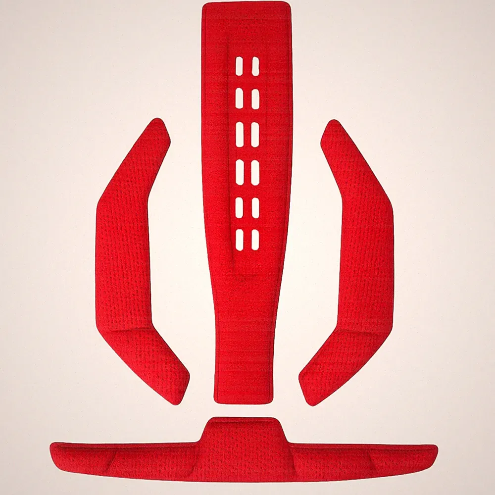 MET Zone Comfort Padding Red Fahrradhelm Ersatzpolster Urban BMX Skateboard