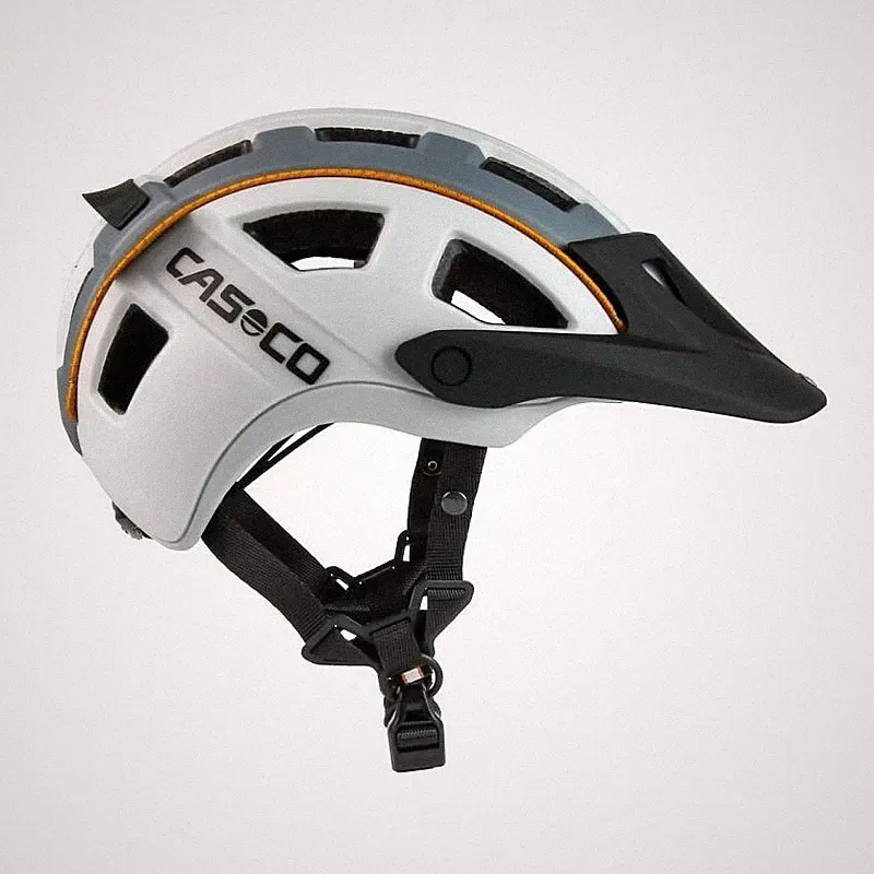fahrradhelm grau orange