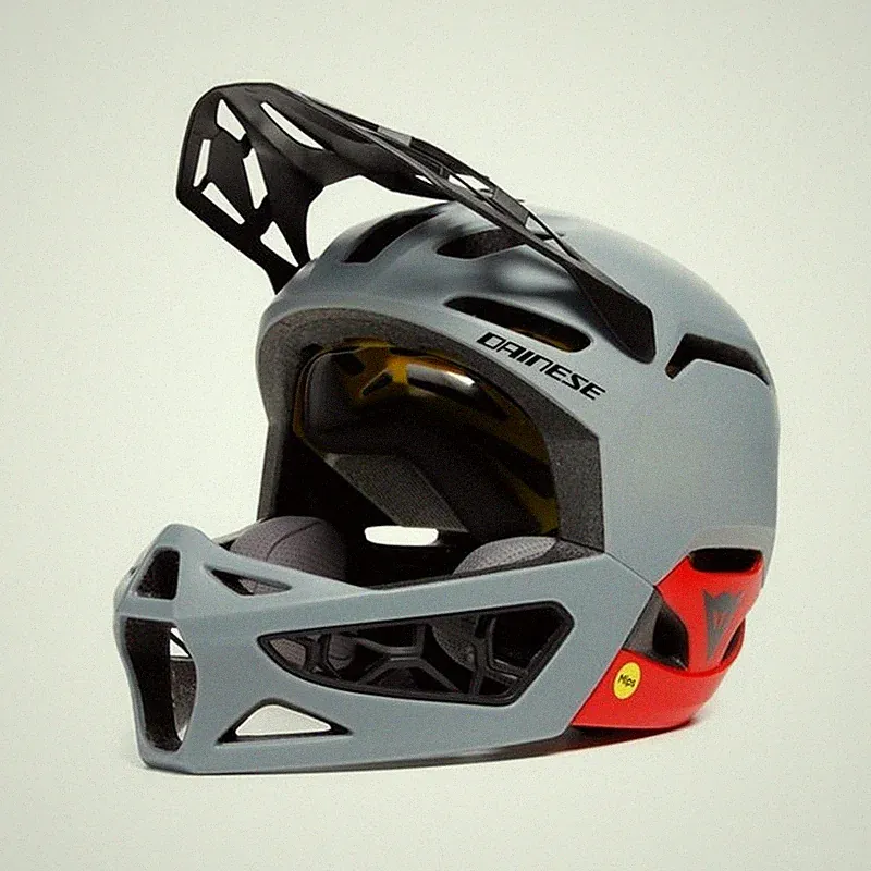 mtb helm integral line 01 mips nfc grau/rot Dainese Fahrrad