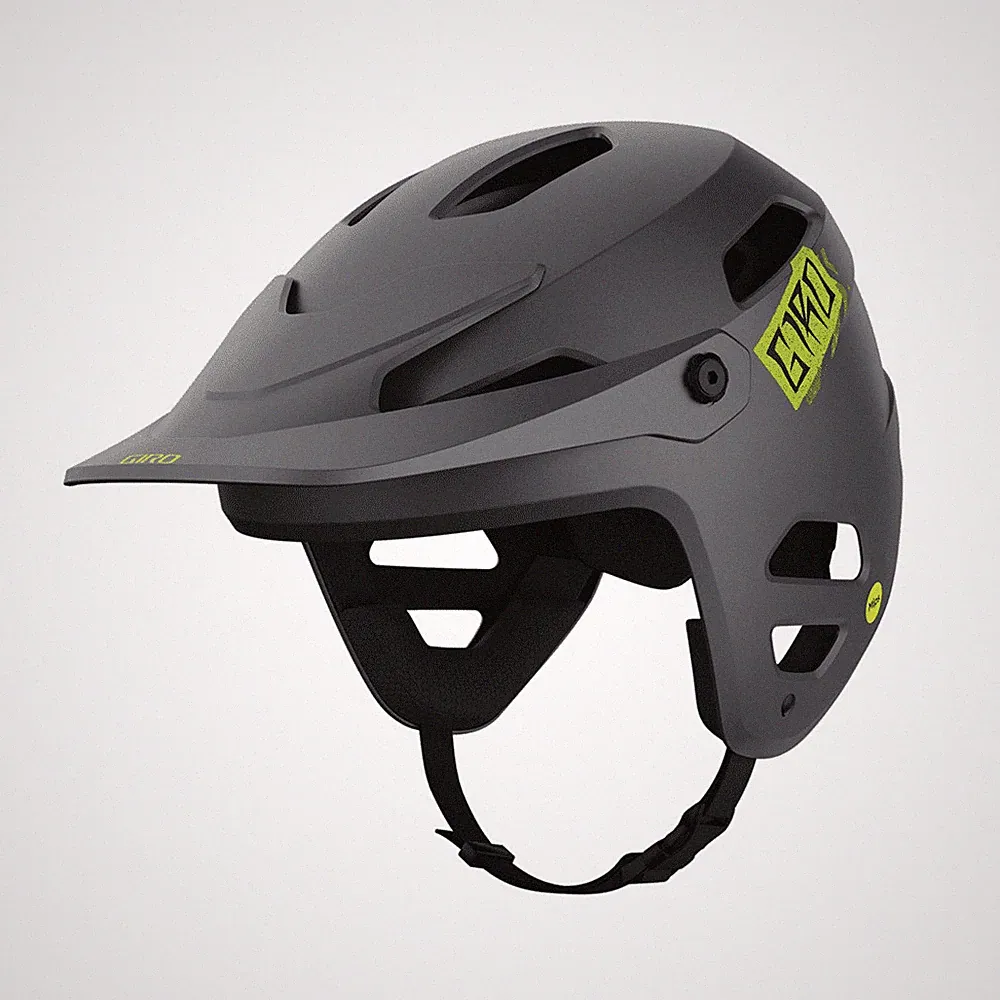 MTB-Helme Giro Tyrant Spherical MIPS Fahrradhelm - matte met black/ano lime 51