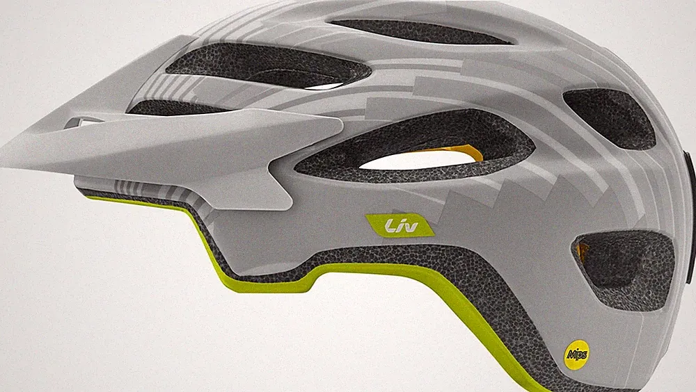 MTB-Helme Liv Coveta MIPS Fahrradhelm - Grau/Grün 51 - 55 cm