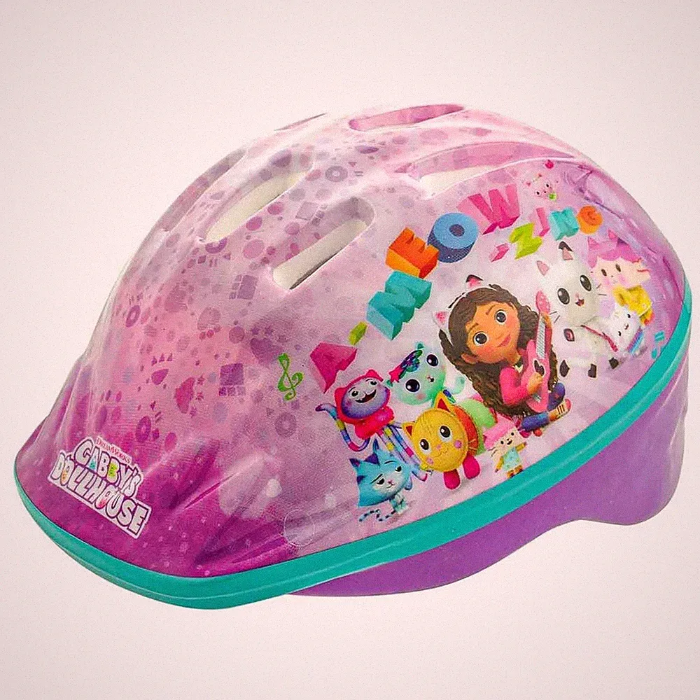 MV Sports Gabby Dollhouse Fahrradhelm Kinder Verstellbar Schutzhelm 2-4 Jahre