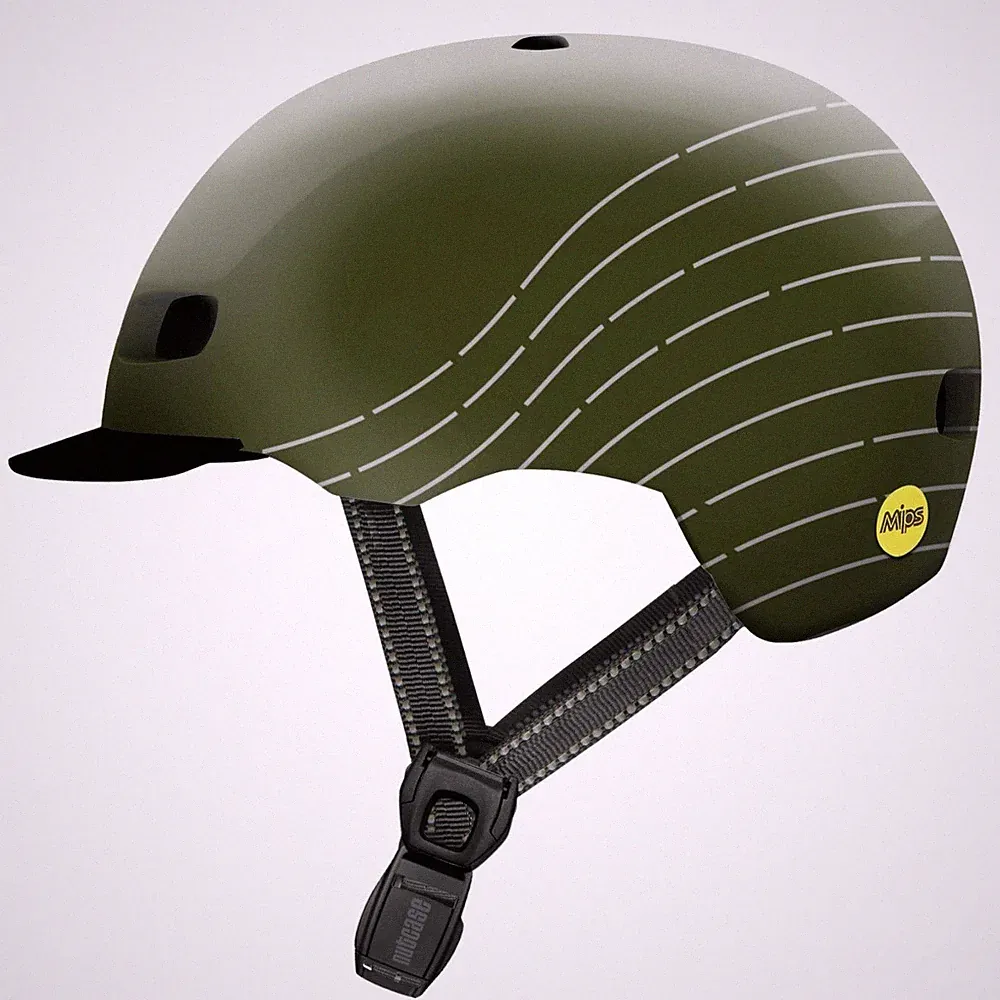 Nutcase Fahrrad Helm Street MIPS Reflex Kinder Damen Herren Urban City Fidlock