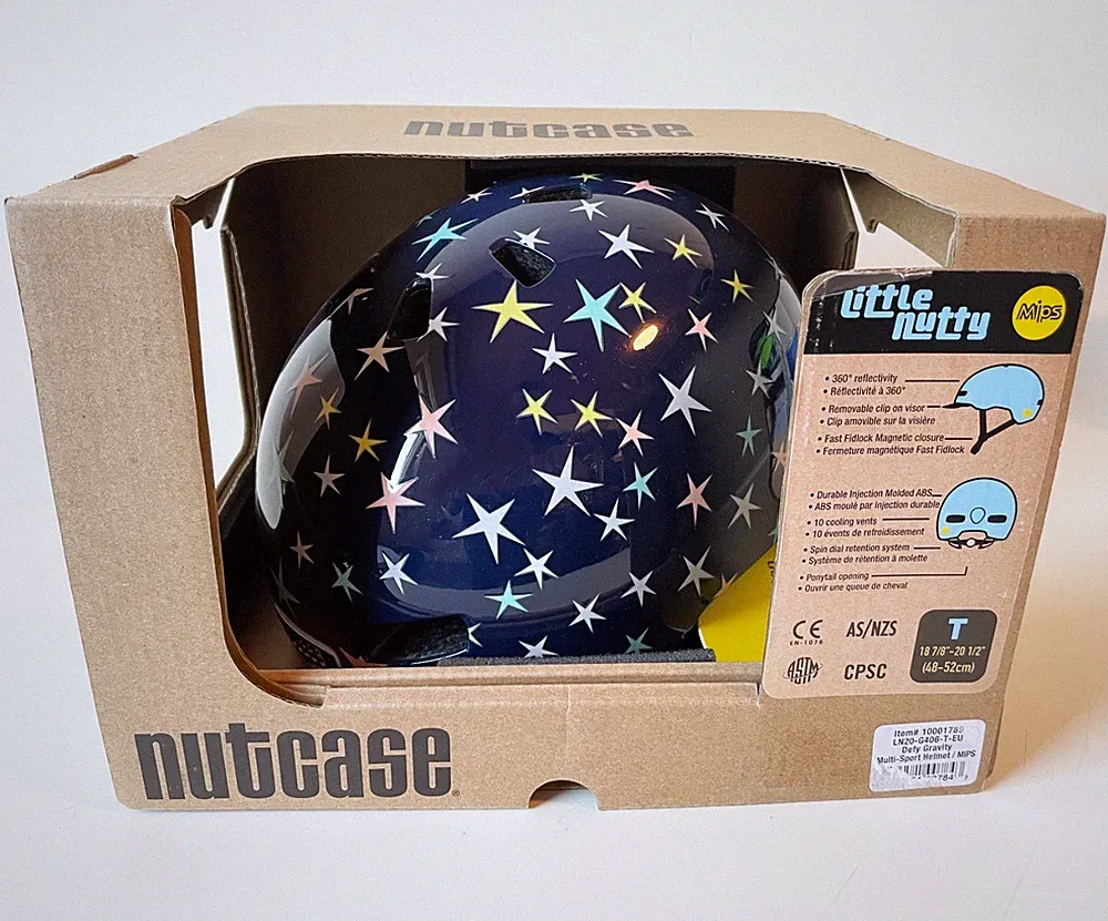 Nutcase Little Nutty MIPS Fahrradhelm 'Stars Are Born' Gloss - 48-52 cm