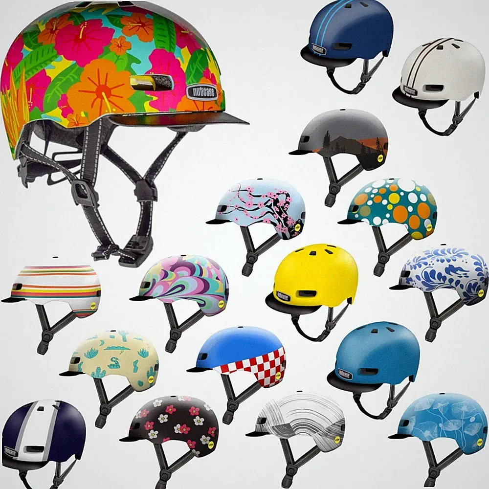 Nutcase Street Fahrrad Helm MIPS Kinder Damen Herren Urban Visier Fidlock Magnet