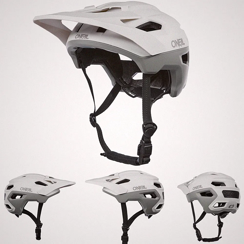 ONeal Trailfinder EVO Solid Grau Matt Fahrrad Helm All Mountain Bike Trail MTB