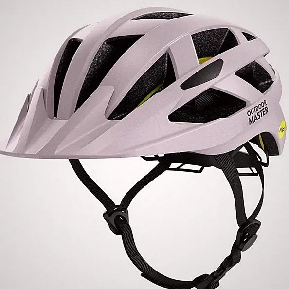 Outdoor Master Casco Für Damen Und Unisex MIPS Fahrradhelm Mit MIPS, Schwarz