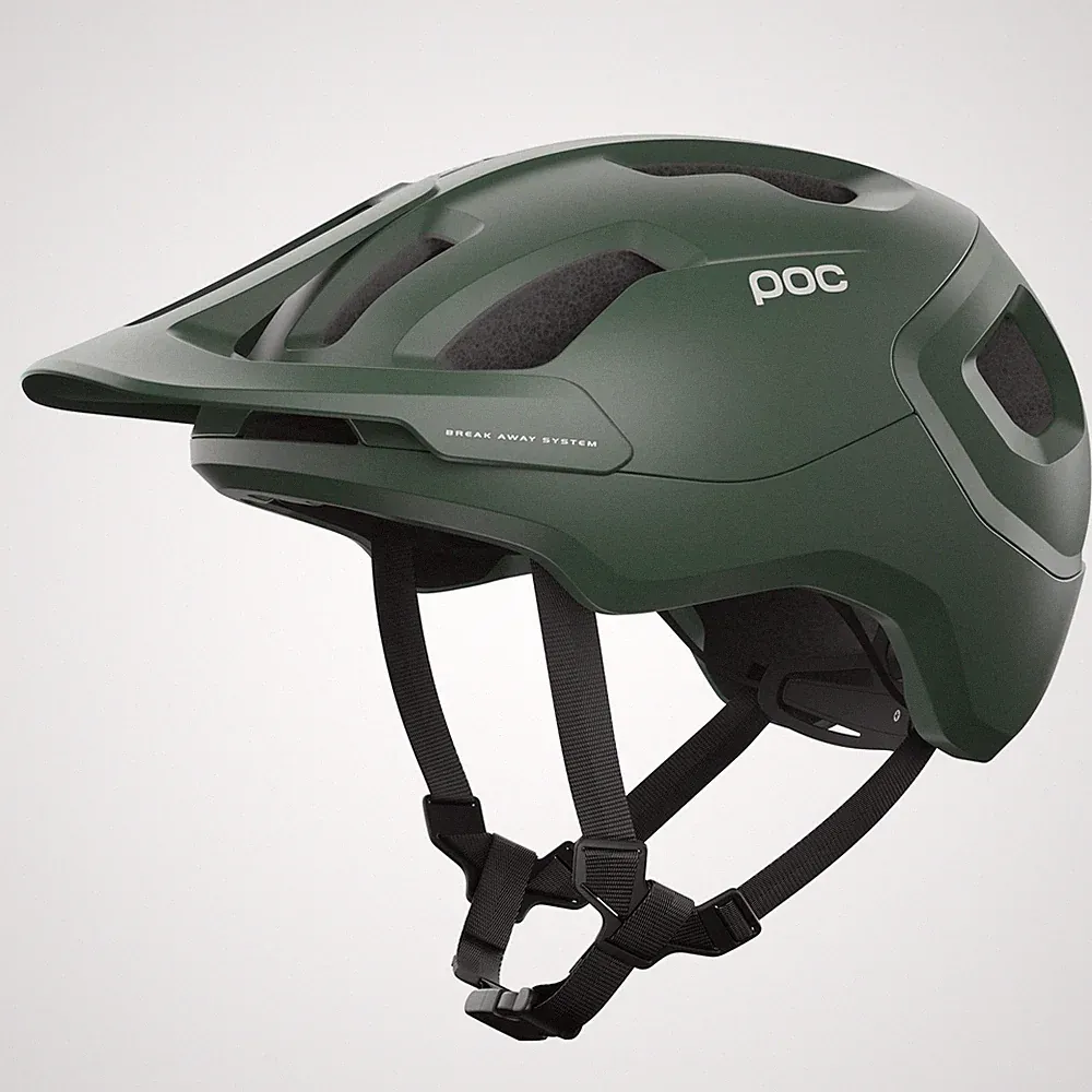 Poc Axion Mattgrüner MTB Fahrradhelm M 55-58 cm - Neu