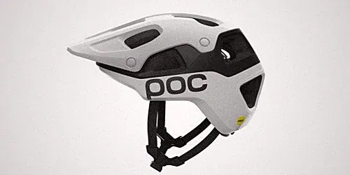 POC Fahrradhelm Cularis Pure MIPS uranium black matt/hydrogen white