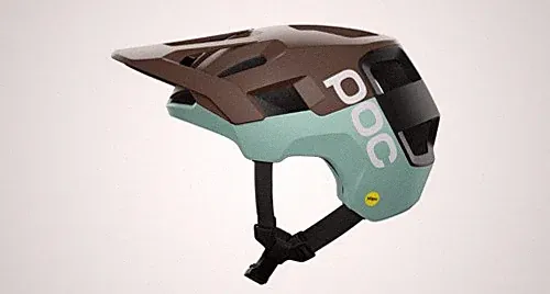 POC Fahrradhelm Kortal Race MIPS Bronzite Brown Matt/Lazurite Blue Matt