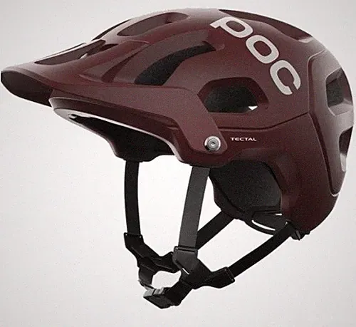 POC Tectal Fahrradhelm Garnet Red Matt
