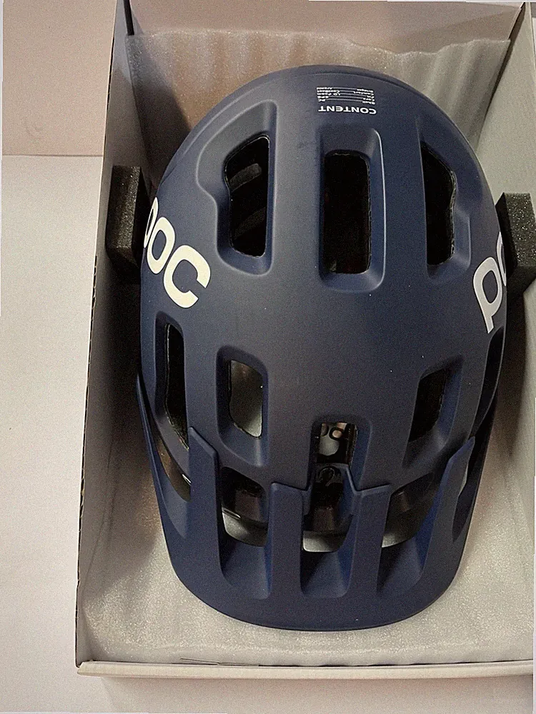 POC Tectal Lead Blue Matt Größe M Fahrradhelm 55-58 340g